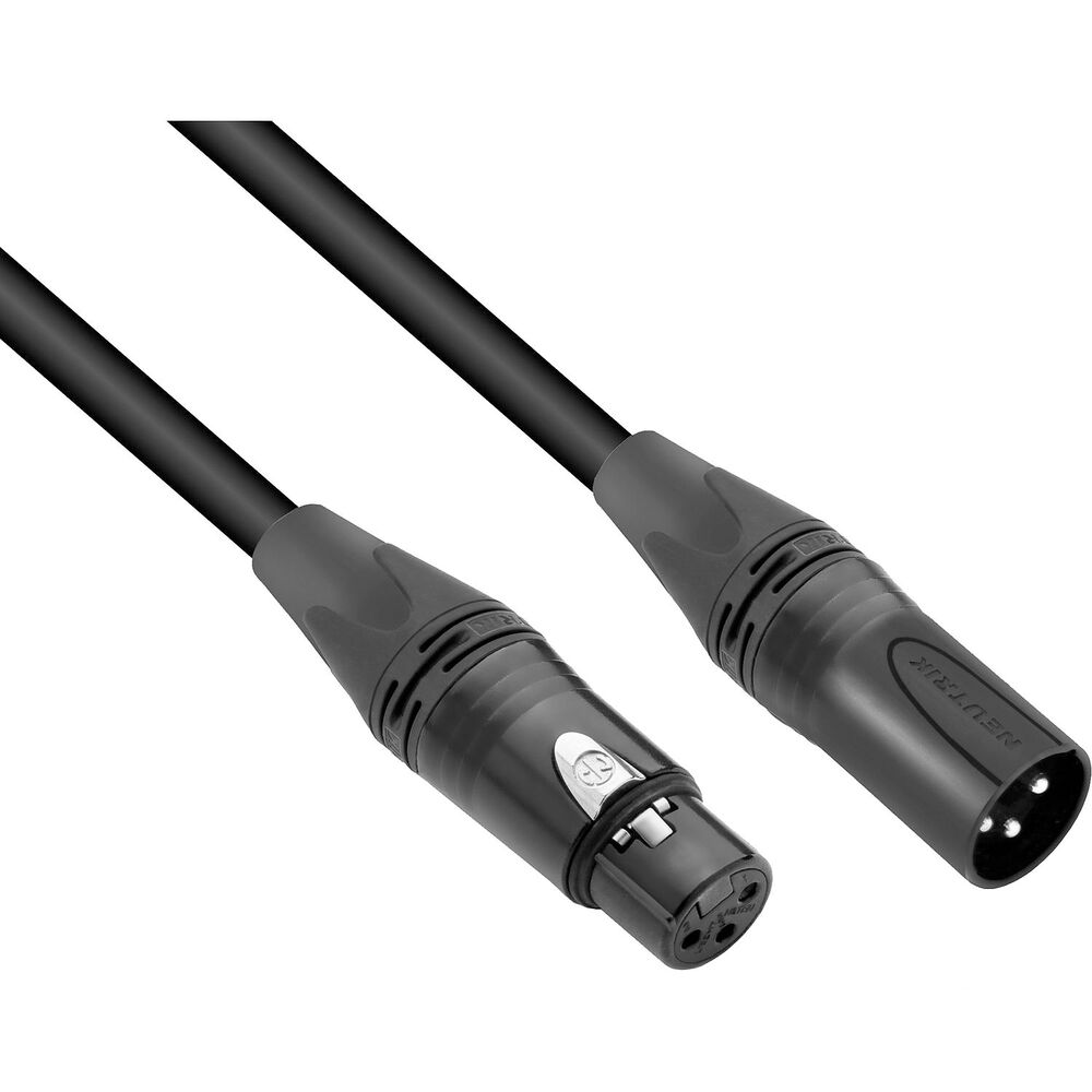Neutrik 1000cm XLR M to XLR F Microphone Cable