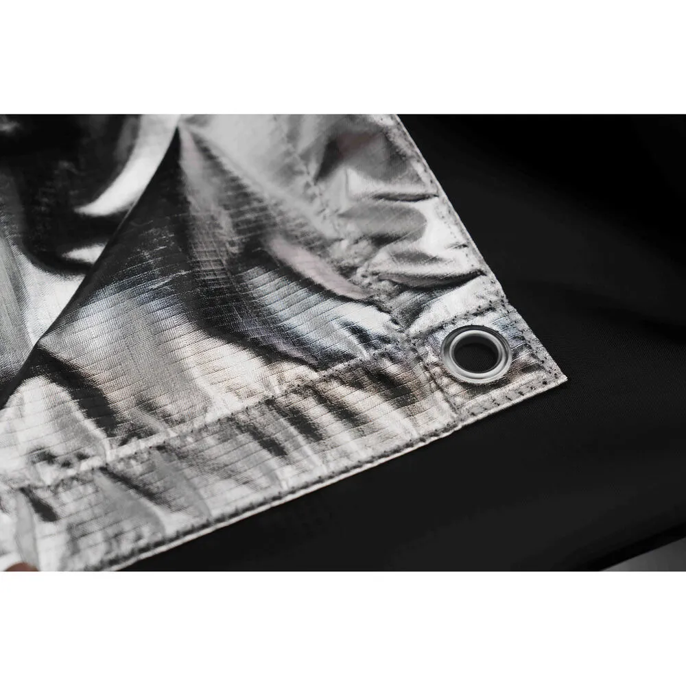 Silver Butterfly Reflector Fabric 3m x 3m