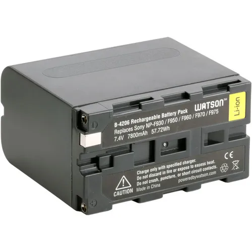 Watson B-4206 7.4V 7800mAh NP-F Battery