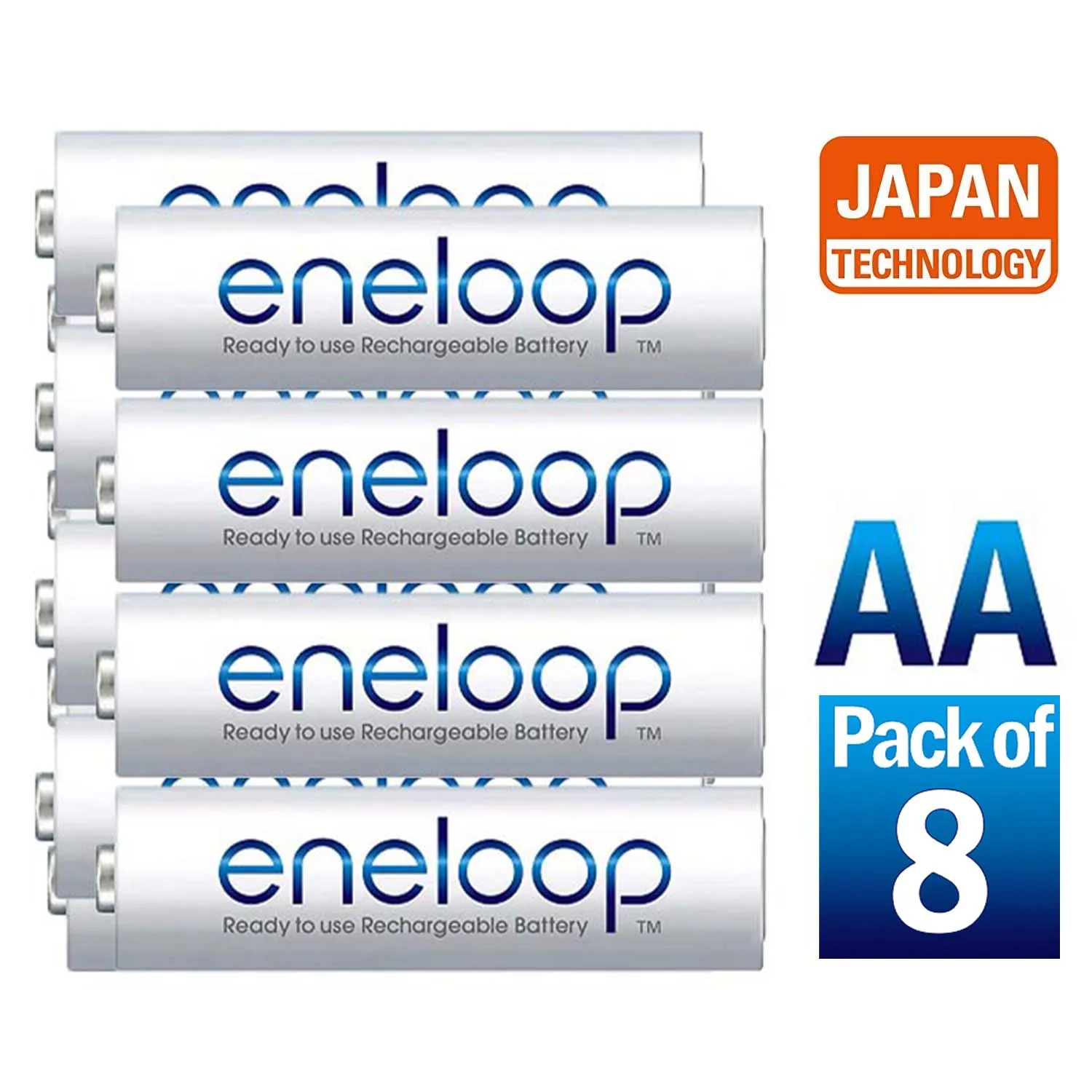 Panasonic eneloop AA (Pack of 8)
