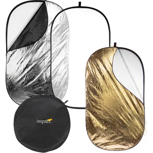 Impact 5x1 Collapsible Oval Reflector 0.6x0.9